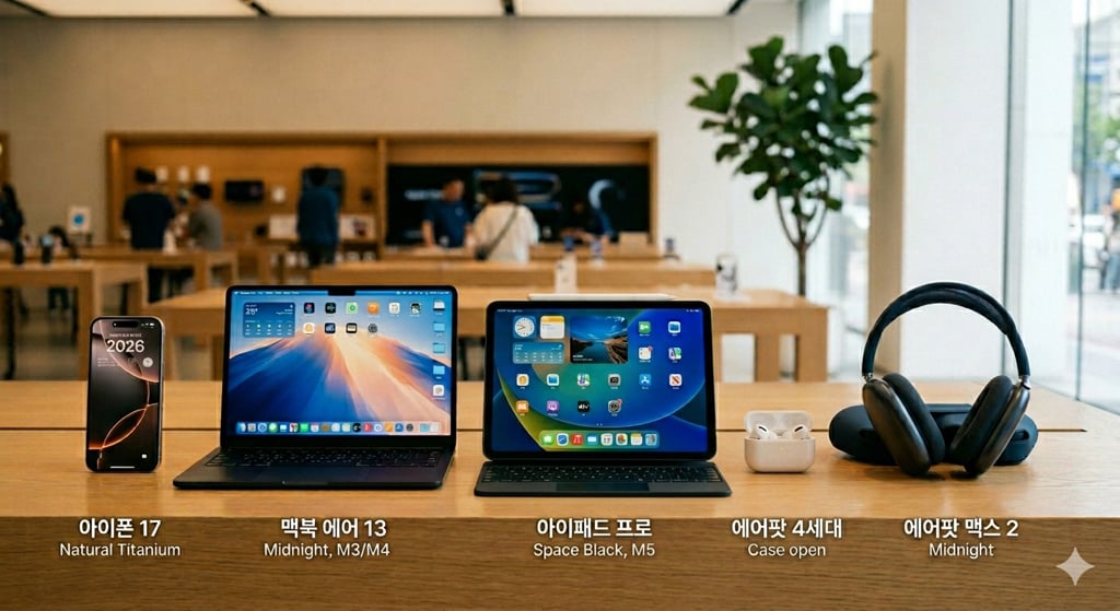 애플이 당신에게 최신기기 5가지 중 선택하라고 합니다.JPG | 인스티즈