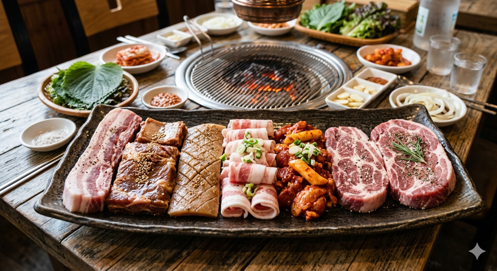고깃집에 친구와 온 당신 먼저 불판에 올리고 싶은 것은.JPG | 인스티즈