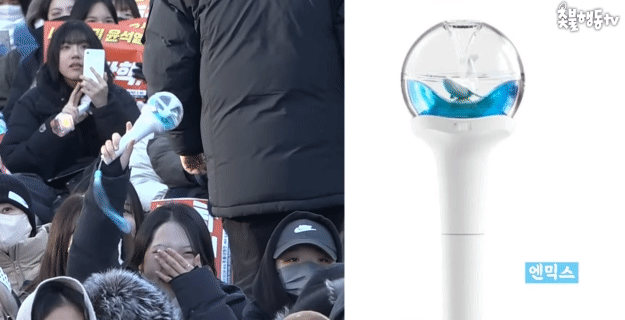집회에서 응원봉 소개하는 시간 가짐.jpgif | 인스티즈