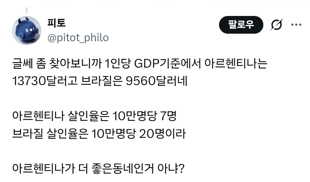 한국인들은 동아시아의 아르헨티나인들이다 | 인스티즈