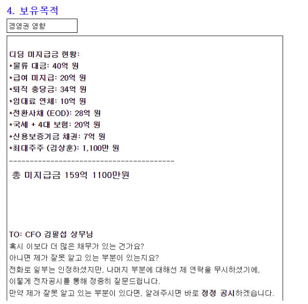 실제로 발생하기도 하는 '물타다 대주주' | 인스티즈
