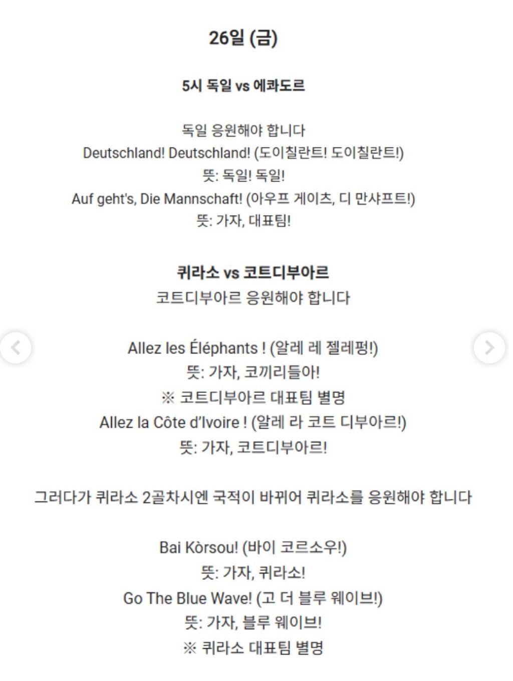 [스크랩] 남아공전 졌지만 응원스케쥴 빡셈 | 인스티즈