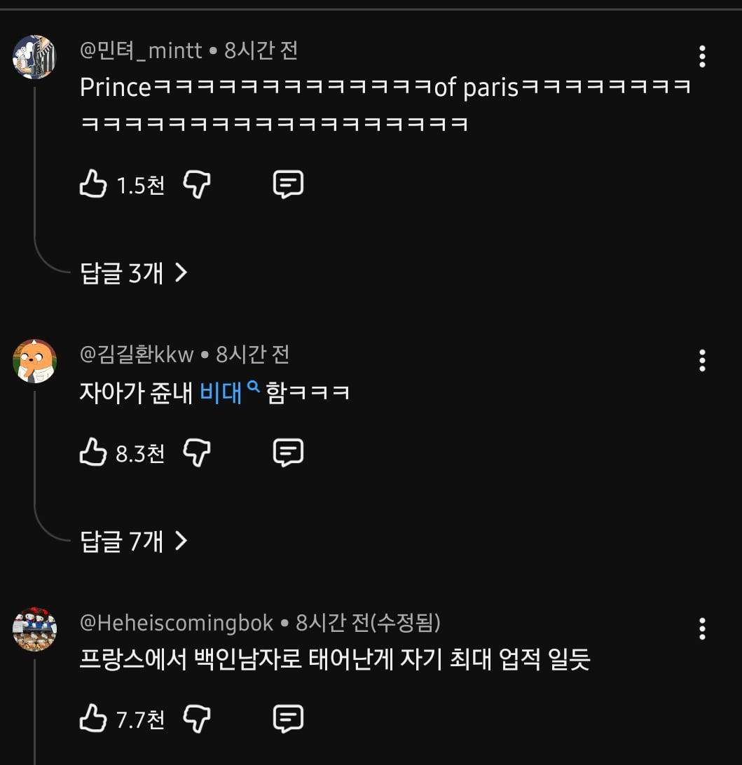 파리에서 200만 틱톡커에게 얼평 당함(+유튜브 반응) | 인스티즈