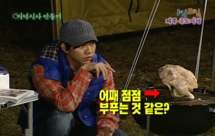 1박2일 레전드 이승기 의 연예계 인생 유일한 오점 비어캔 치킨 만들기 jpg | 인스티즈