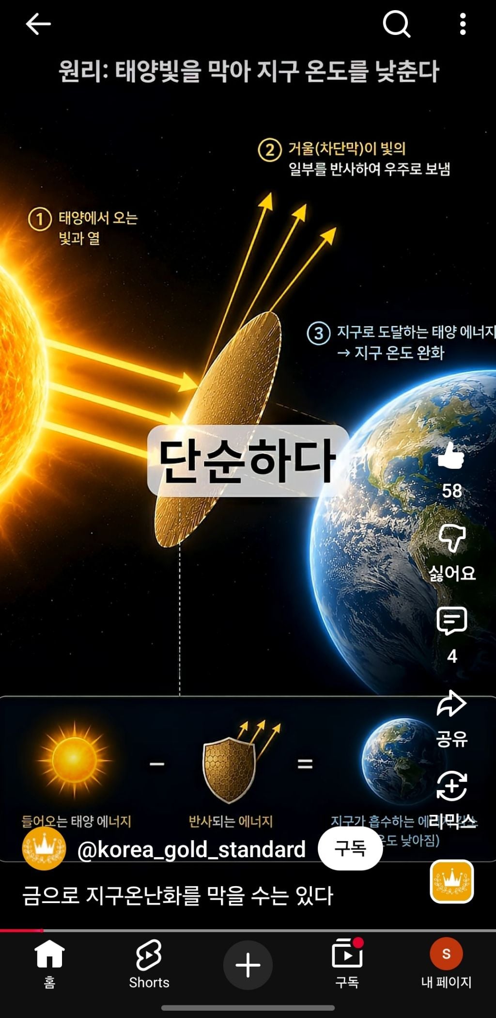 금으로 지구온난화를 막을수 있다? | 인스티즈