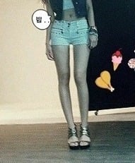 일자다리 vs 굴곡있는 다리 | 인스티즈