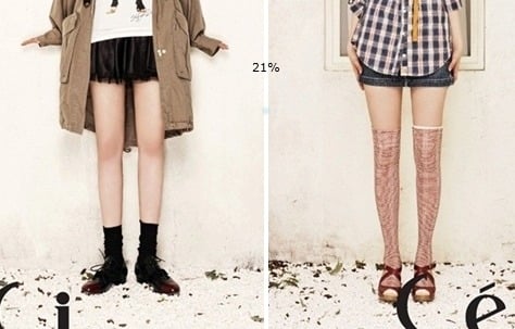 일자다리 vs 굴곡있는 다리 | 인스티즈