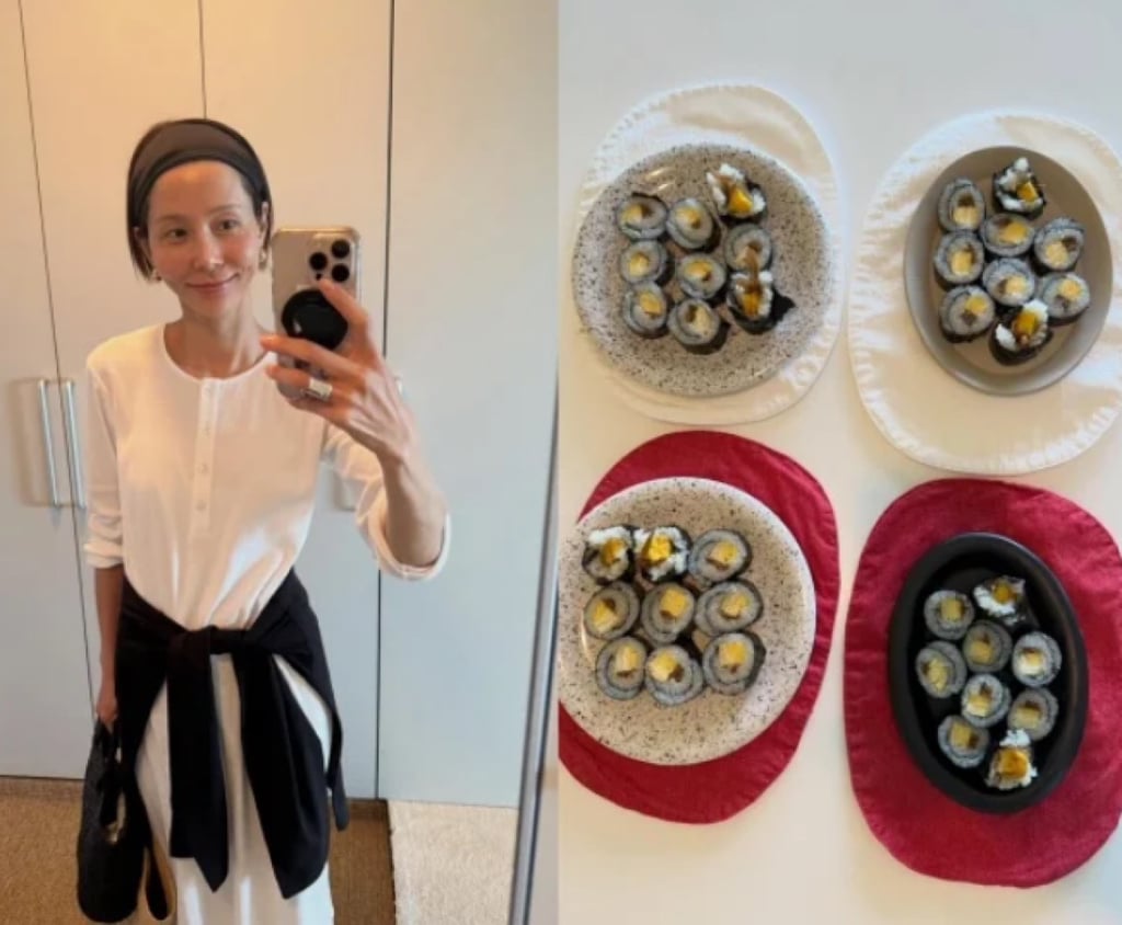 김나영, 또 '부실 밥상' 논란… 가족 4인분 김밥이 총 36알? | 인스티즈