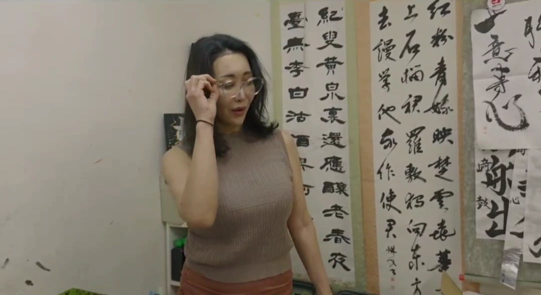 리센느 유튜브 뒤집어 놓은 미나미 학창시절 서예 선생님 | 인스티즈