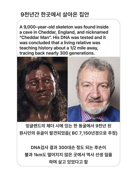 9천 년 간 한 곳에서 살아온 집안 | 인스티즈