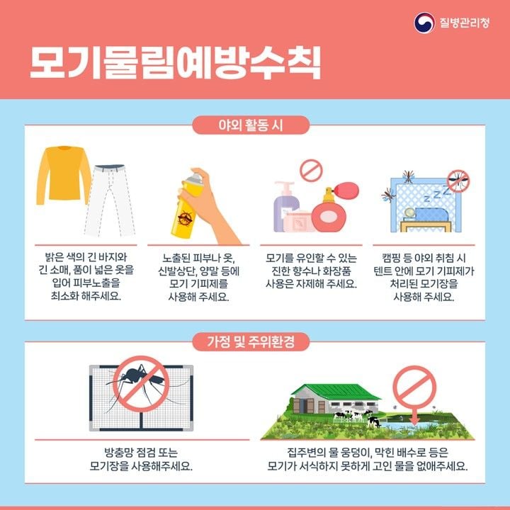 일본뇌염 경보에 말라리아 주의보…"야간에 밝은색 옷 입어요" | 인스티즈