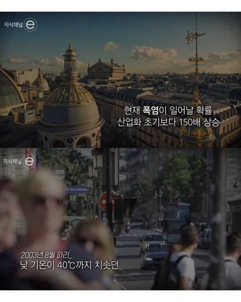 폭염에 최악이 되어버린 프랑스 파리 지붕 | 인스티즈