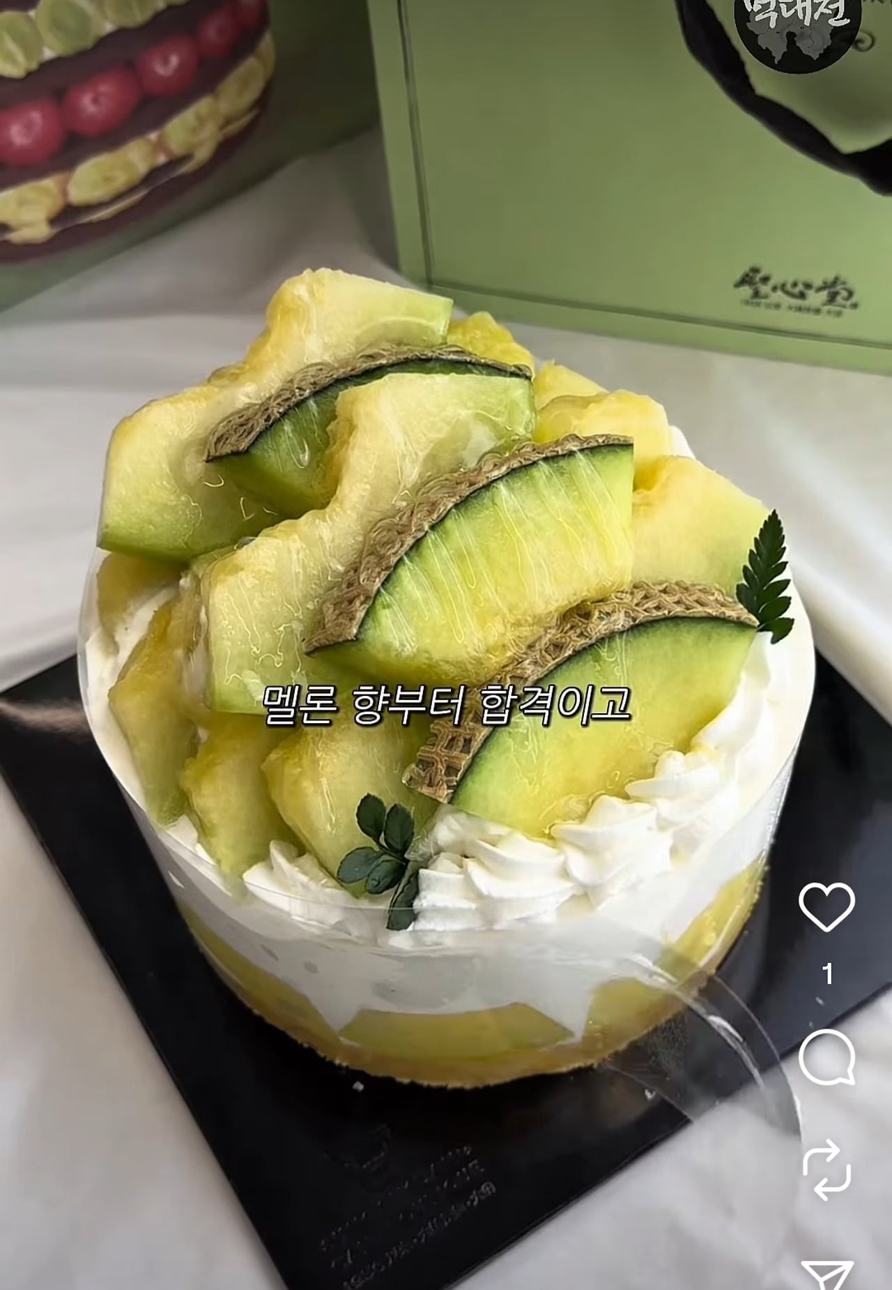 성심당 머스크멜론케이크 실물 | 인스티즈