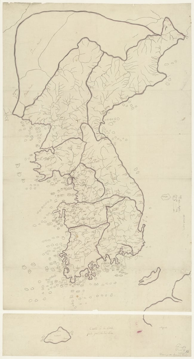 독도 옛 이름 '우산' 로마자로…181년 전 김대건 신부 지도 | 인스티즈