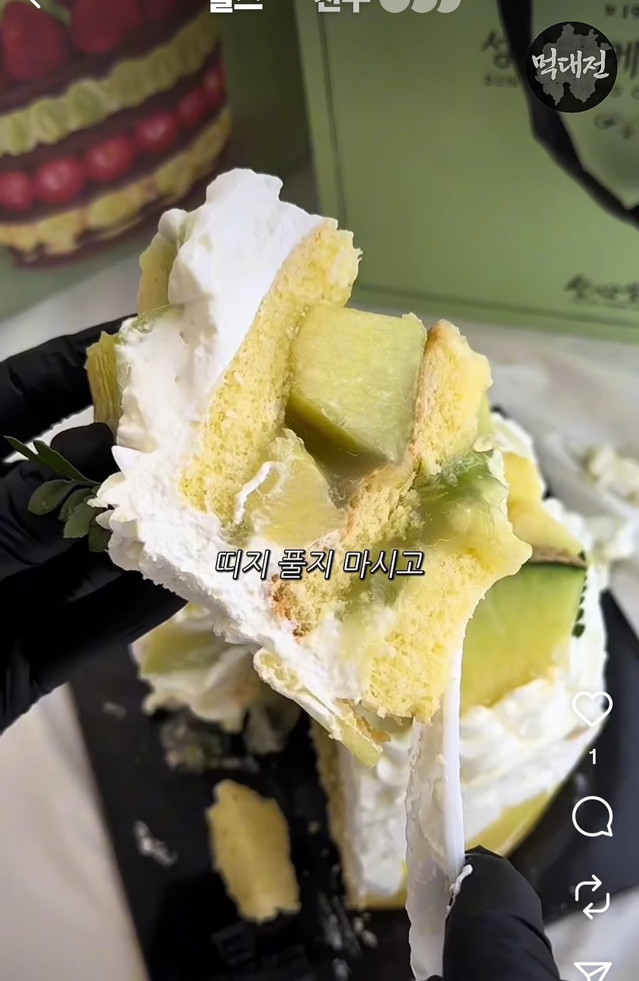 성심당 머스크멜론케이크 실물 | 인스티즈