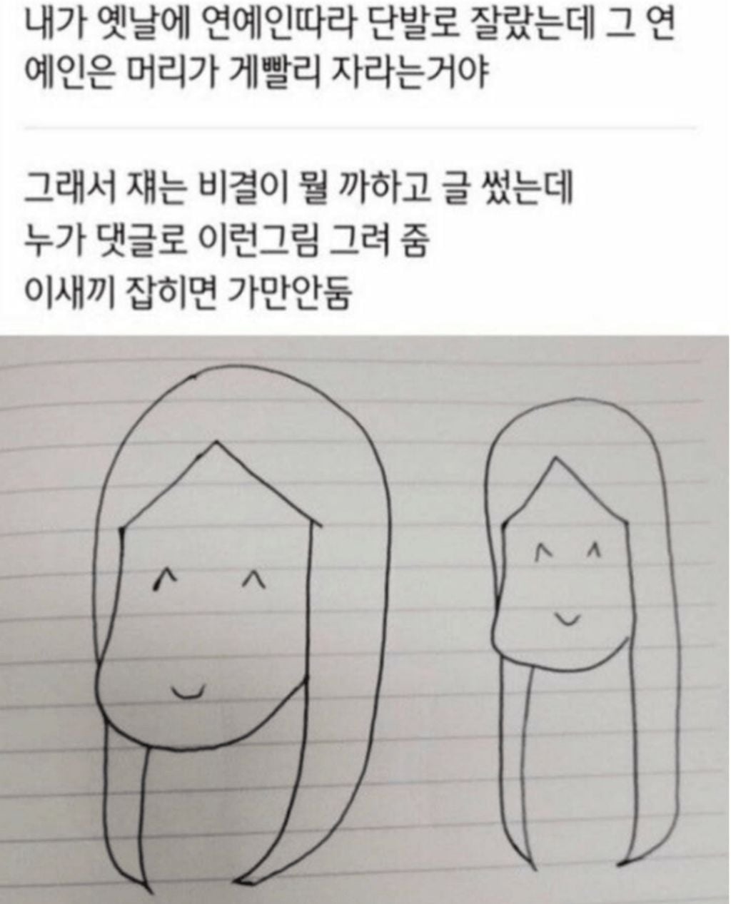 연예인들 머리가 빨리 자라는 이유 | 인스티즈