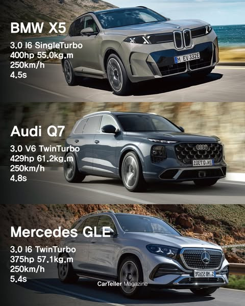 X5, GLE, Q7 비교 | 인스티즈