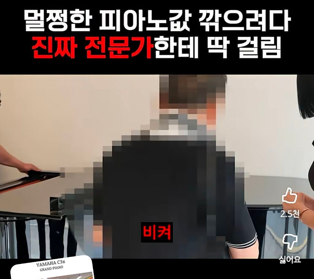 중고 피아노 눈탱이쳐서 매입하려다 실패하고 화난 업자 | 인스티즈