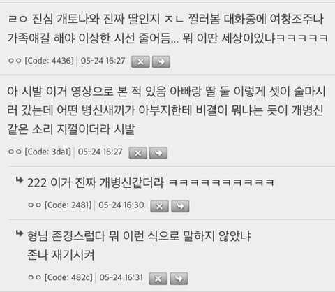 딸들은 다 크고나서 아빠랑 다니면 이상하게 보는듯 | 인스티즈