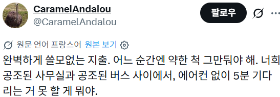 한국의 버스 쉼터에 대한 프랑스 및 여러나라 반응 | 인스티즈