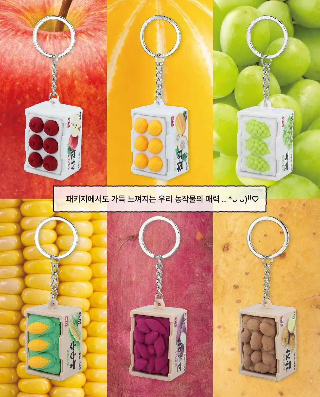 국립농업박물관 농작물 클리커 키링 출시 | 인스티즈