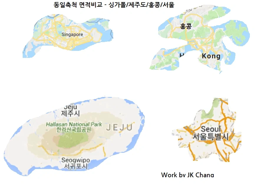 사람들이 잘 모르는 제주도의 실제 크기 | 인스티즈