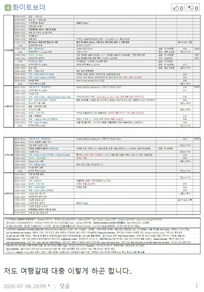 지독한 대문자J의 여행 계획표.jpg | 인스티즈