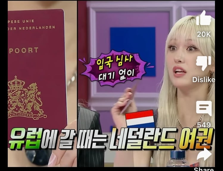 여권부자 전소미, 3개국 여권비교 | 인스티즈