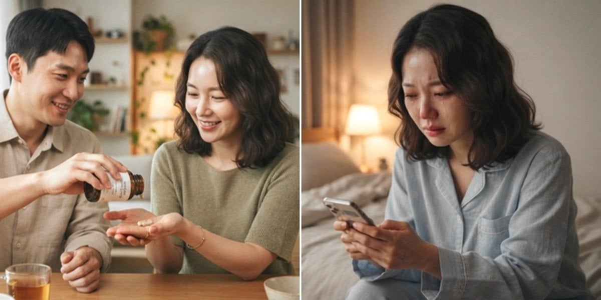 매일 영양제 챙겨주는 줄 알았는데... 아내 몸매 바꾸려 '수상한 약' 먹인 남편 | 인스티즈
