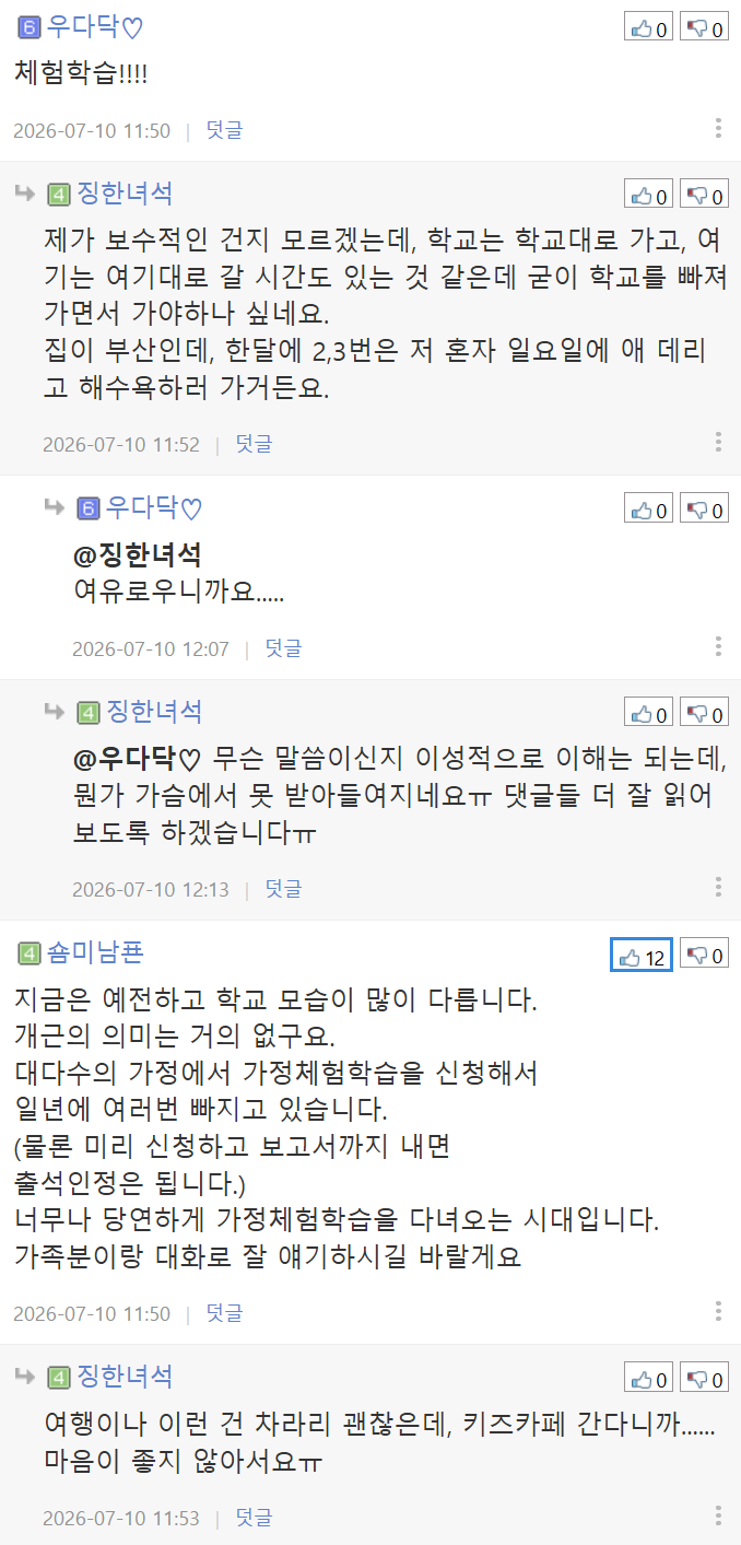 초등학교 2학년이 학교 안가고 놀러 가는게 맞나요? | 인스티즈