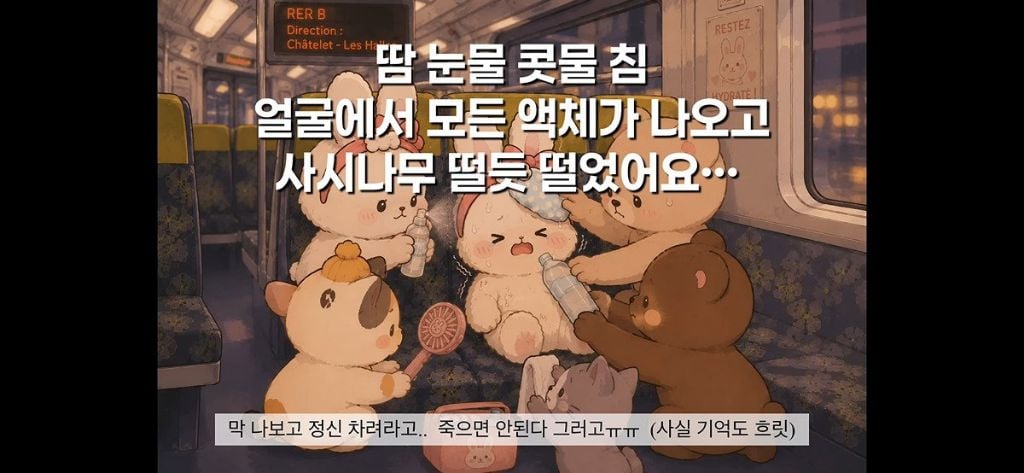 프랑스 폭염으로 진짜 죽을뻔한 하신분 브이로그.jpg | 인스티즈