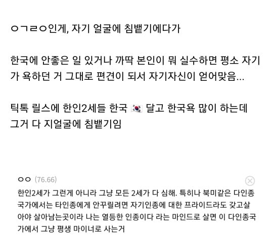 외국인들한테 한국 욕하는건 웬만하면 안하는게 좋다 | 인스티즈