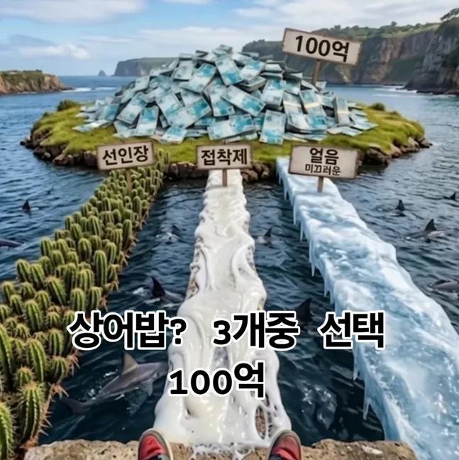 상어밥 위험 있는데 100억 가질 수 있다면? | 인스티즈