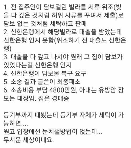 대출금을 다갚았는데 집이 경매에 넘어간 사람.jpg | 인스티즈