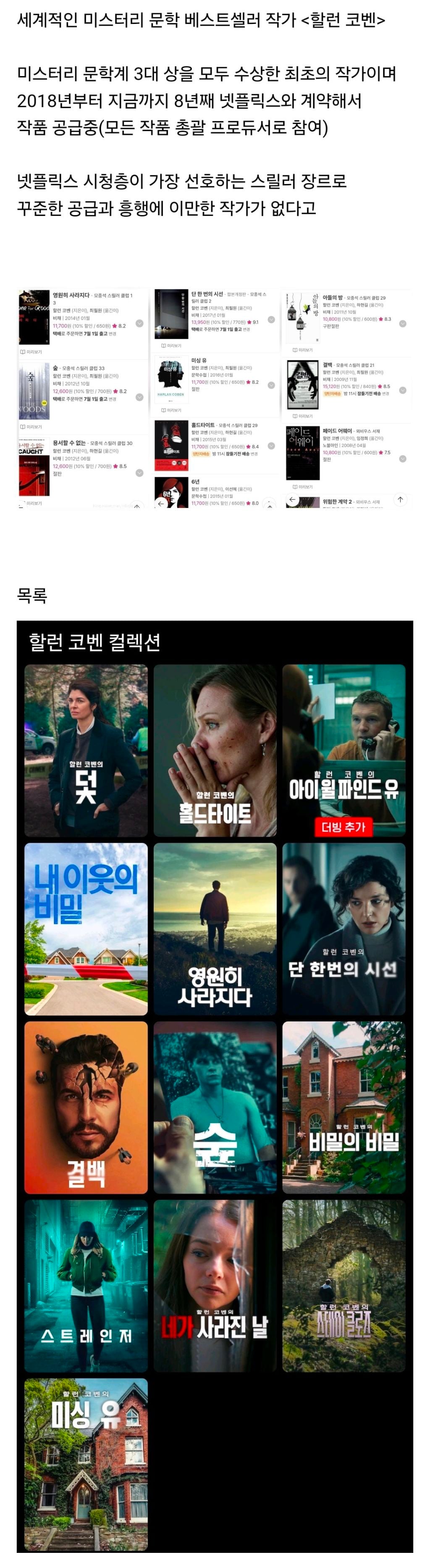 넷플릭스가 애지중지하는 미스터리 장르 작가 원탑 | 인스티즈