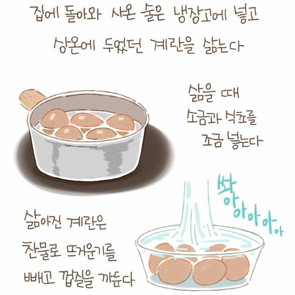 [네이버웹툰] 밥 먹고 갈래요? - 피클과 계란조림화 | 인스티즈