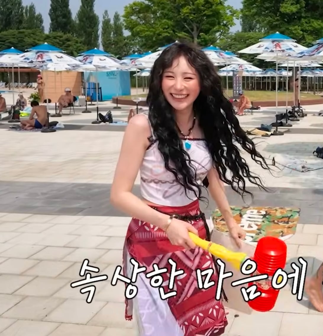 이채연, 헤메코 대박! 코스프레 히피펌도 완벽 소화 ('캐릭캐릭채연이') | 인스티즈