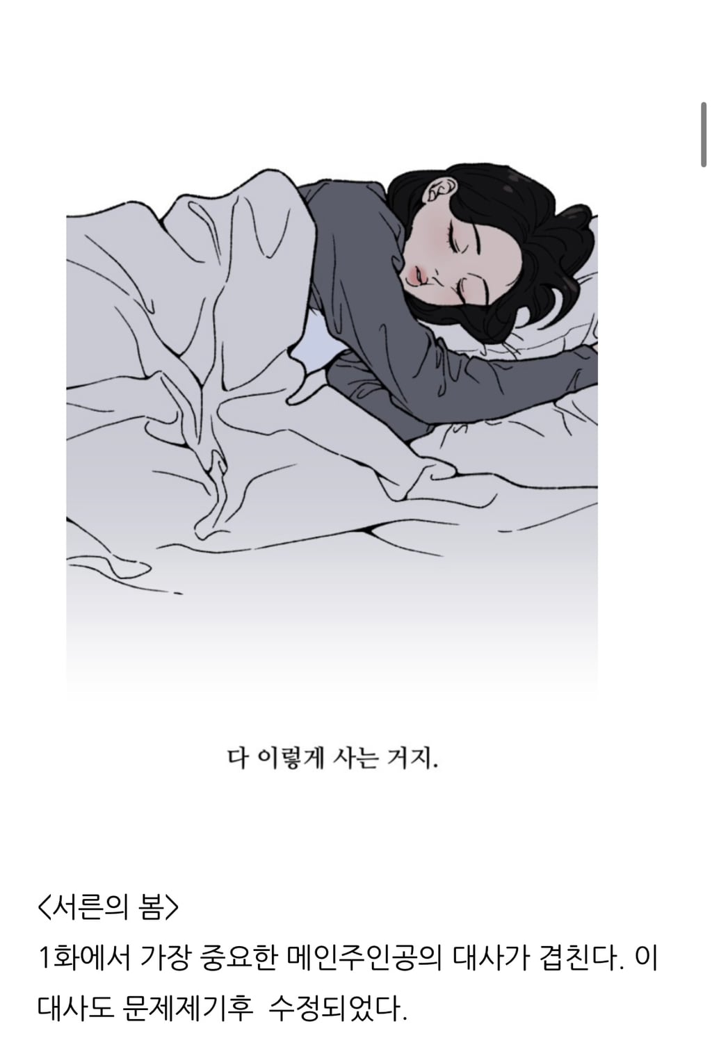네이버 웹툰 아홉수 우리들, 서른의 봄 유사성 논란에 대한 각 작가 입장문 | 인스티즈