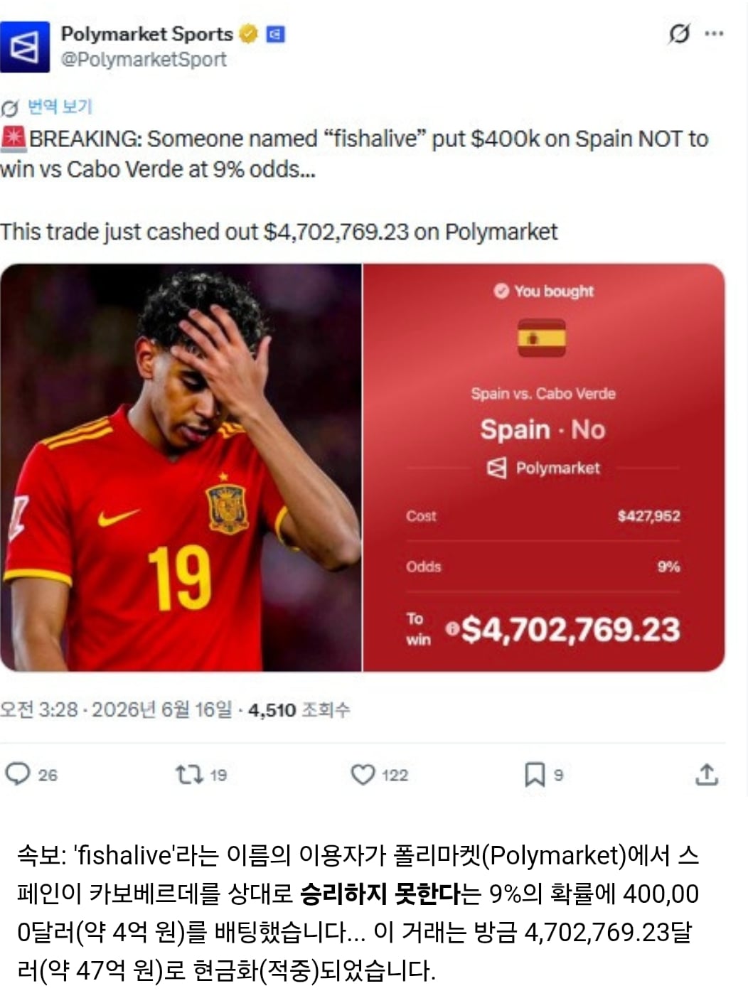 다시봐도 스페인과 무승부로 끝낸 카보베르데 경기 대단하다 | 인스티즈