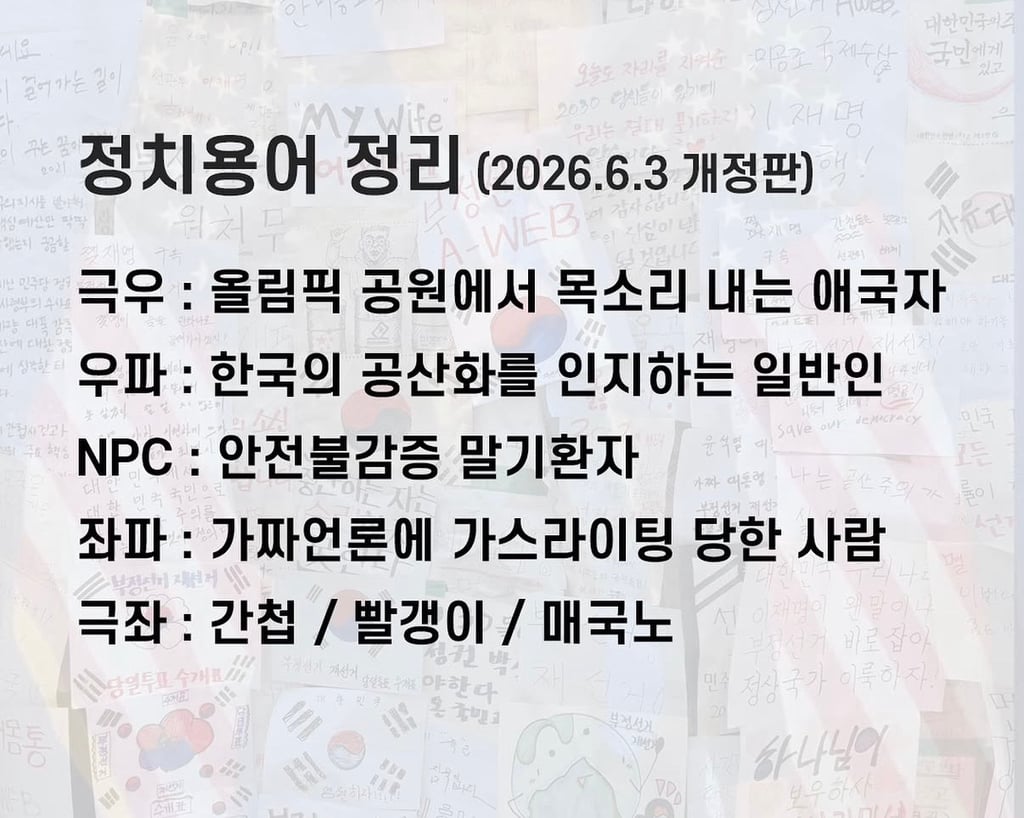 인스타에 돌아다니는 정치용어 정리 | 인스티즈