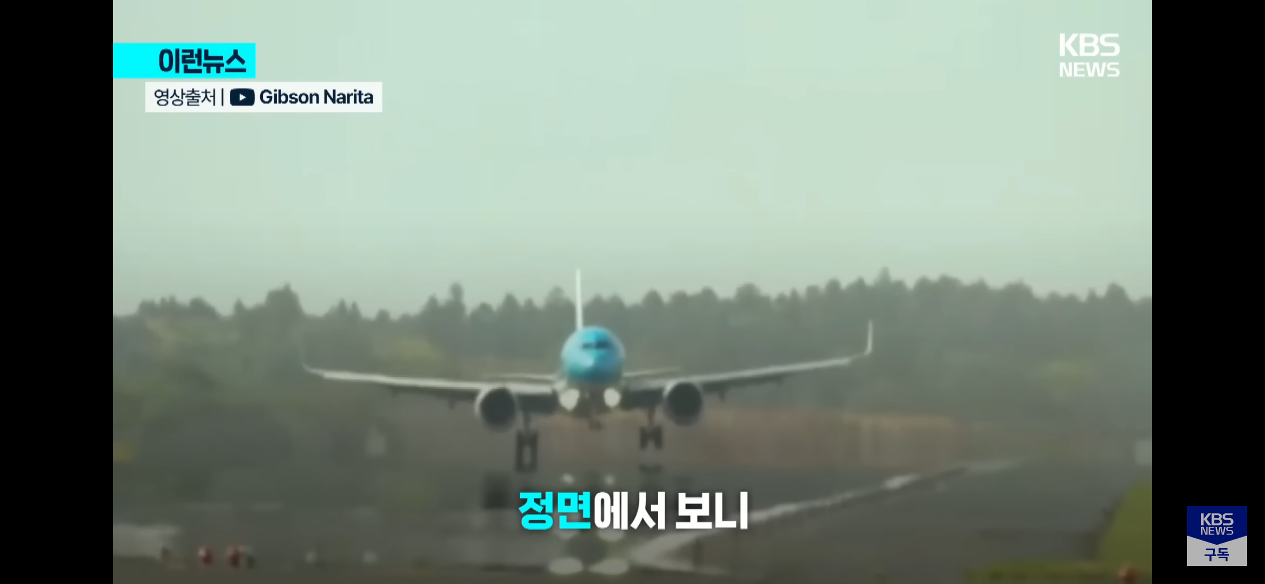 일본 나리타공항에서 고어라운드하는 대한항공 | 인스티즈