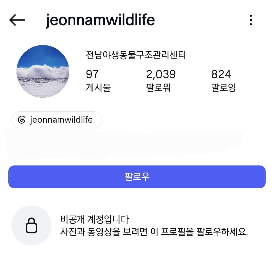 길고양이 살처분 새덕후 청원 동조한 전남야생동물구조센터 인스타 현상황 | 인스티즈