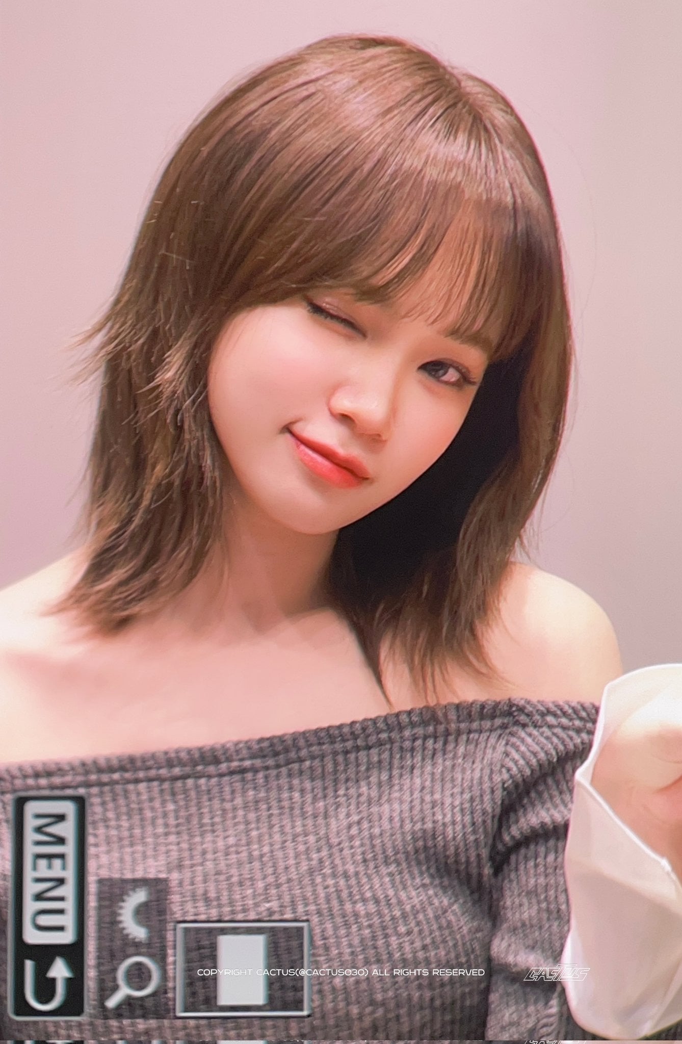 중단발 허쉬컷이 좋아 모아 본 르세라핌 채원 사진.jpg | 인스티즈