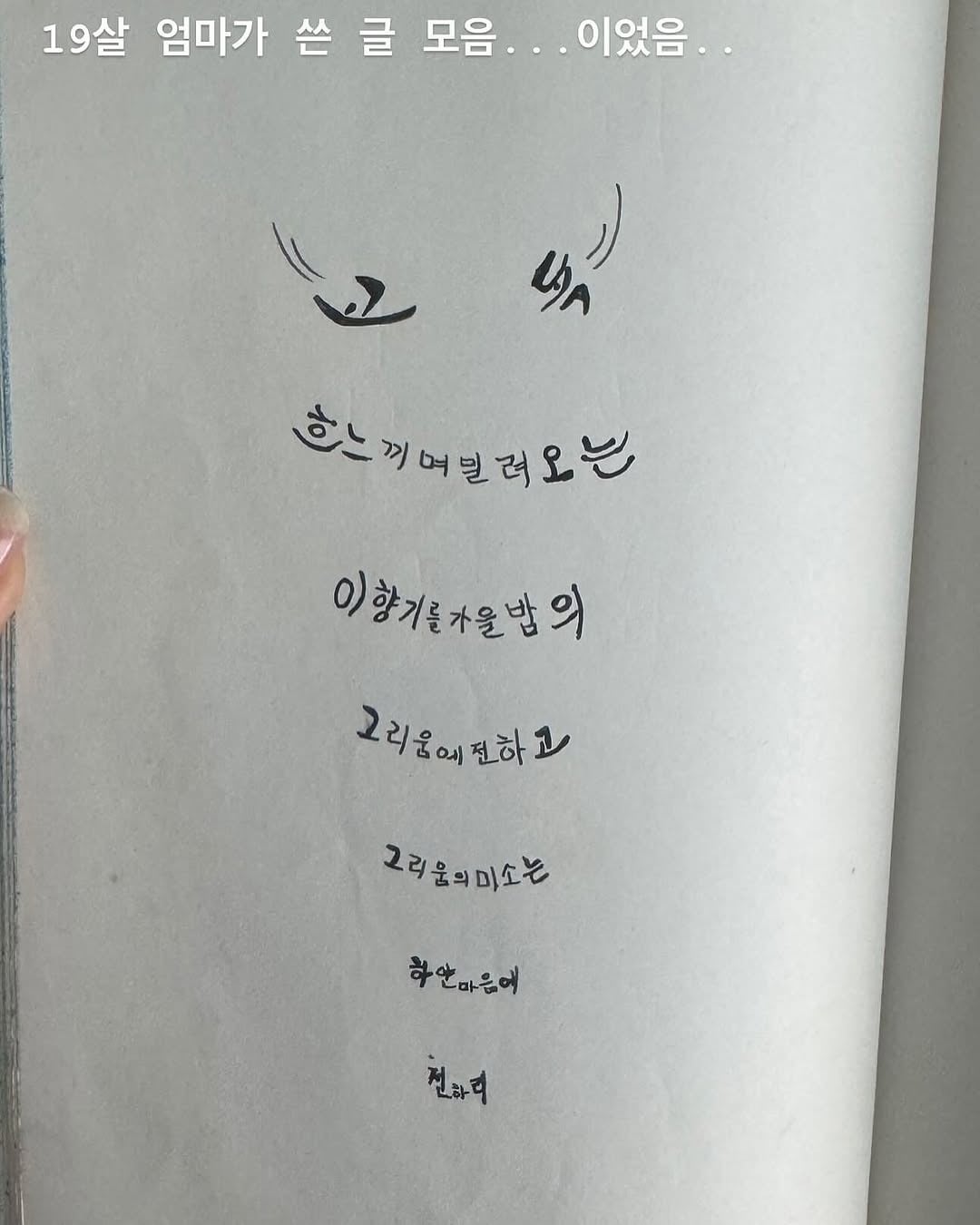 짐을 정리하다 19살 엄마의 다이어리를 발견했다 | 인스티즈
