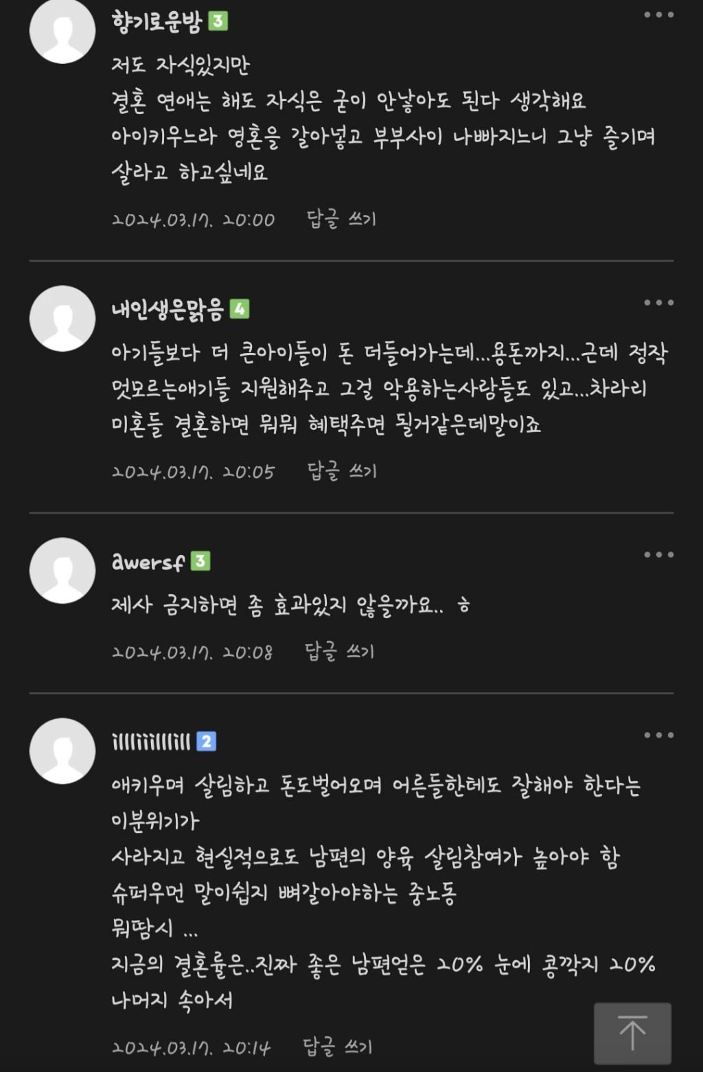 핫플난, 4050맘카페에서 말하는 요즘 출산율 떨어지는 이유 | 인스티즈