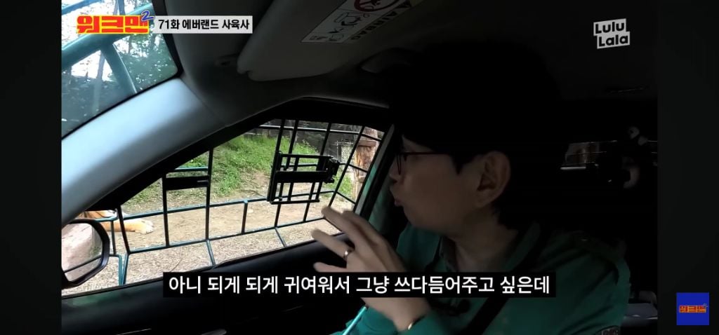 정말 무서운 소리를 정말 해맑게하는 에버랜드 사육사들 | 인스티즈