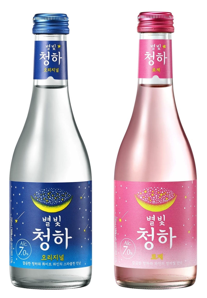 "출시 4년여만에 8000만병 판매" 롯데칠성, 탄산 청주 '별빛청하' 리뉴얼 | 인스티즈