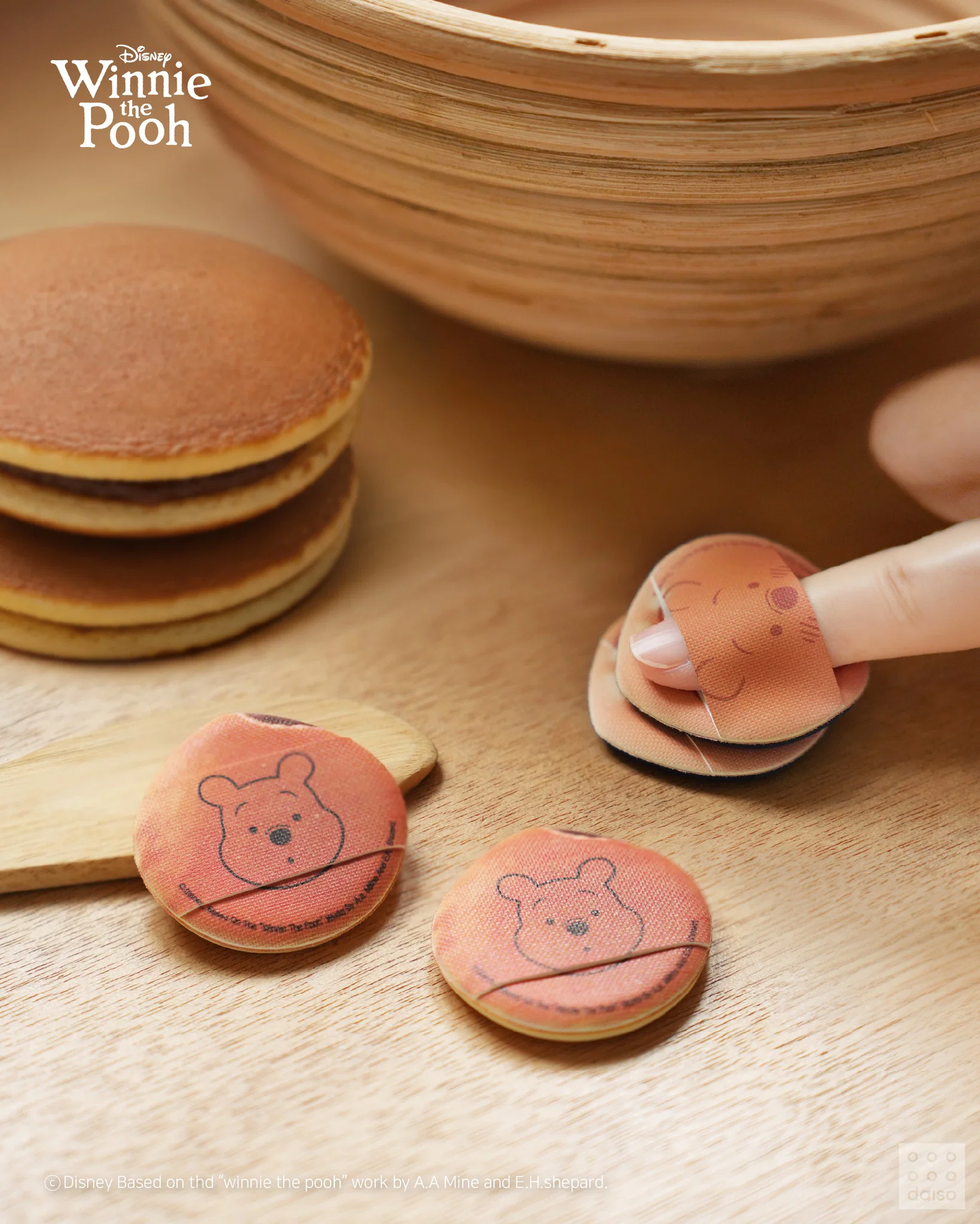 다이소 🍯곰돌이 푸의 베이커리 OPEN✨ 🐻🍯”말랑 퍼프& 달콤 거울세트요~” | 인스티즈