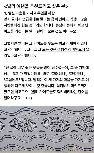 발리 여행카페 공지로 등록된발리에 여행가면 안되는 유형인 사람들.jpg | 인스티즈
