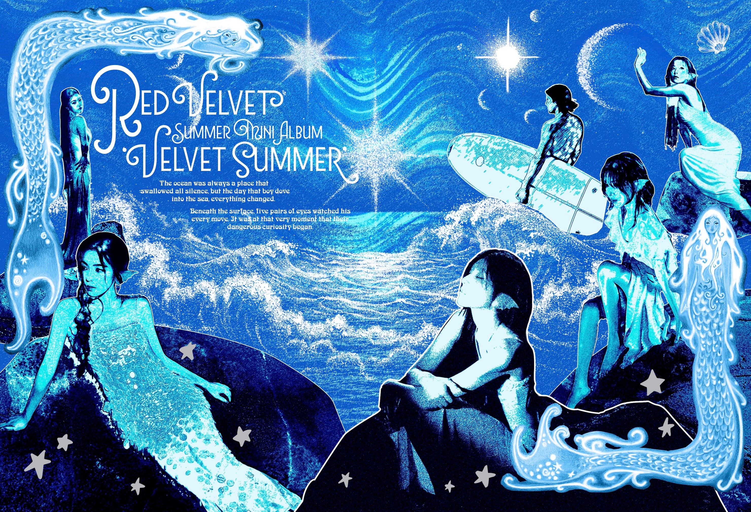 바닷속 세이렌 컨셉으로 나온 레드벨벳 미니 앨범 【Velvet Summer】 티저 | 인스티즈